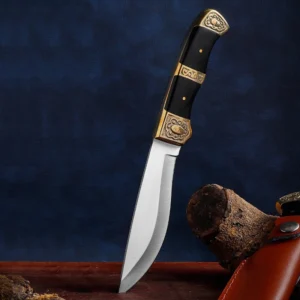 Customizable OEM DIY Grade Camping Utility Knife 5Cr13 Stainless Steel Fixed Blade for Hunting and Outdoor Activities - product view 3