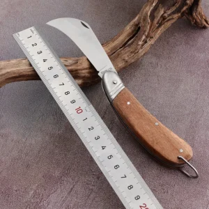 Professional Grade Stainless Steel Back Lock Bonsai Folding Pruning Grafting Knife Outdoor Wooden Garden Grafting Knife - product view 2