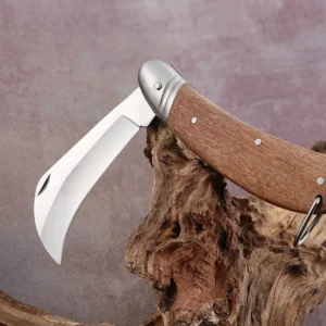 Professional Grade Stainless Steel Back Lock Bonsai Folding Pruning Grafting Knife Outdoor Wooden Garden Grafting Knife - product view 3