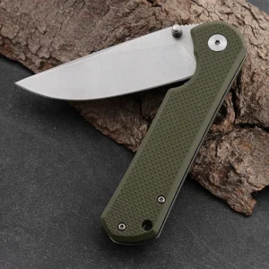 Custom Pocket Knife High Quality G10 Handle D2 Steel Blade Outdoor DIY Industrial Use Laser product view 4