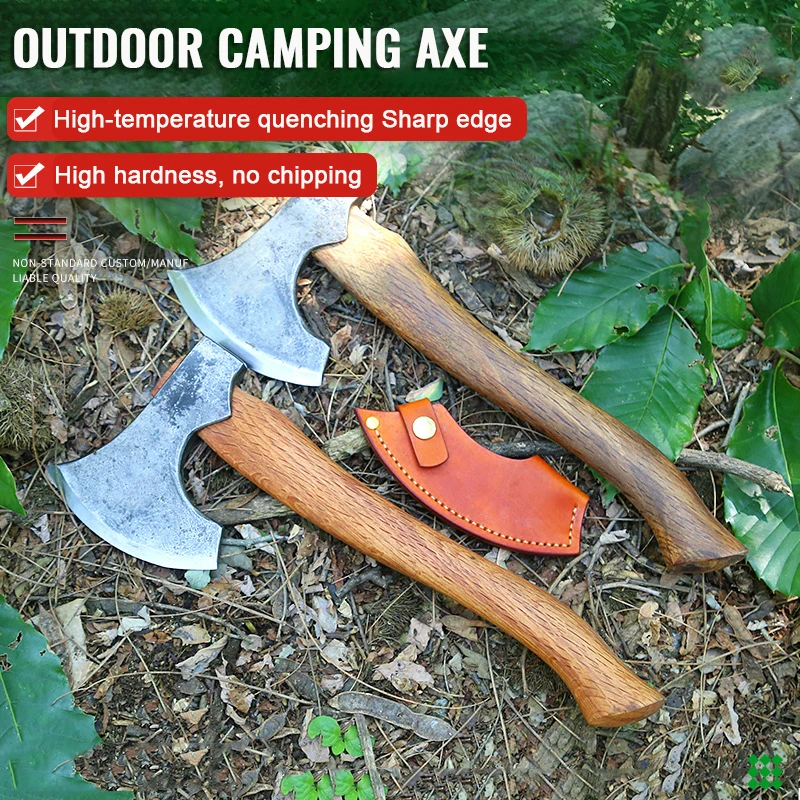 Viking Axe 65 Manganese Steel Outdoor Handmade Hatchet for Hunting Camping Industrial Grade Axes - product view 2