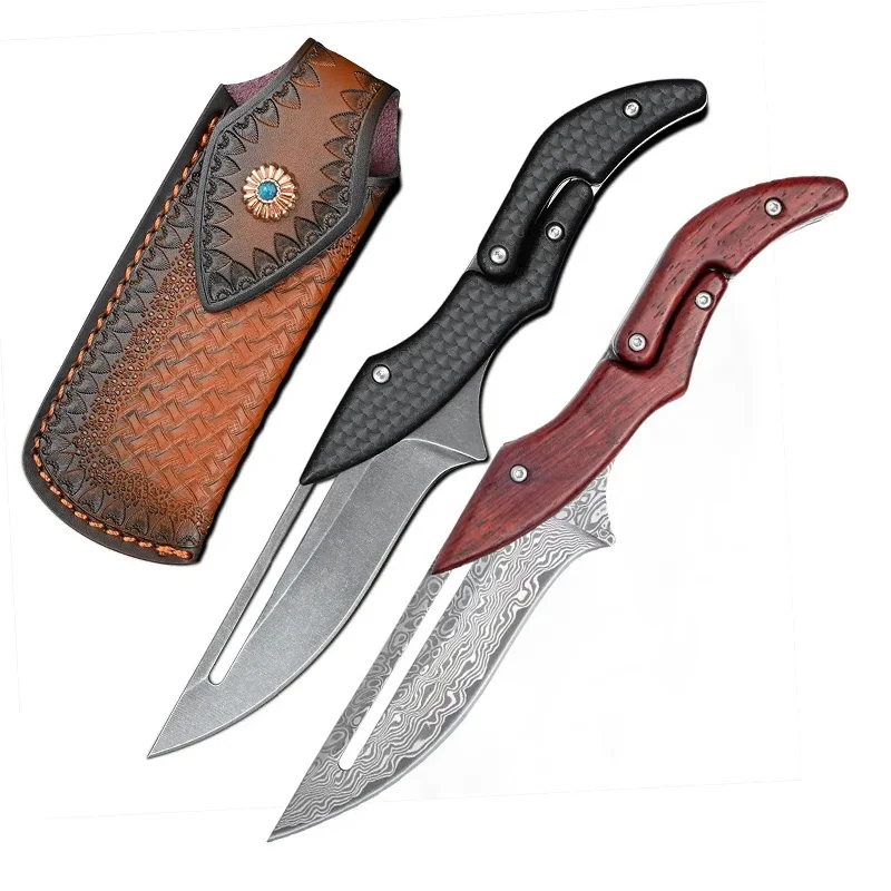 Outdoor Camping Folding Knife Utility EDC Hand Tool Taschenmesser D2 Knife product view 1
