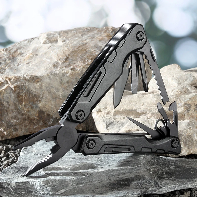 Stainless Steel Blade Aluminum Handle Multi-purpose Outdoor Survival Multi-tool Folding Camping Pliers - product view 2