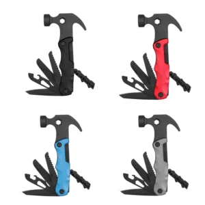 Multi Functional Claw Hammer Vehicle Mounted Rescue Tools Outdoor Multi Purpose Tool Hammer with Screwdriver Bits - product view 2