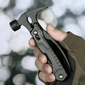 12 in 1 Hand Tool Hammer Emergency Escape Car Safety Hammer Survival Multi-Tool Hammer for Camping Hiking Household - product view 3