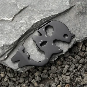 Stainless Steel Keychain Multi-Tool Portable No Rust Wrench Screw Ruler Bottle Opener for Outdoor Survival Climbing - product view 3