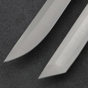 Double-Blade Stainless Steel Camping Knife Essential Outdoor 2 in 1 Utility Knife Fruit Paring Knife - product view 4