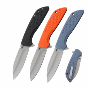 Manufacturer Recommends New Arrival Pure Color G10 Handle Folding Knife Pocket Knife with Black Orange Blue Color