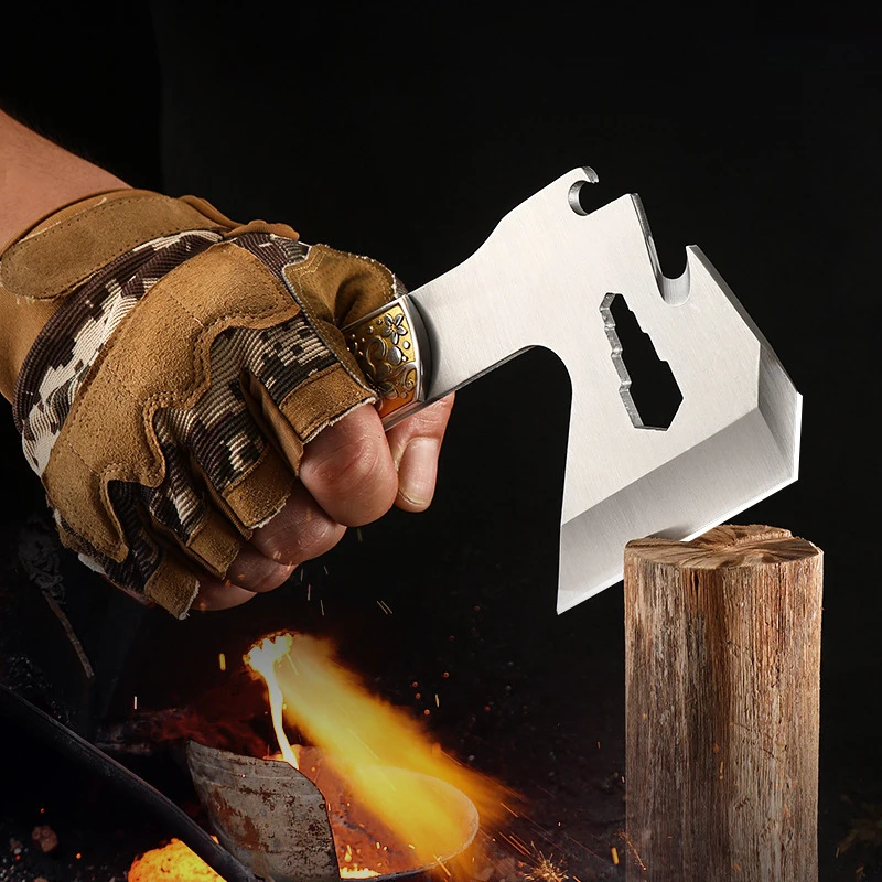 Wholesale Customized High-quality Wooden Handle Axe,Multi-purpose Outdoor Simple Camping axe product view 3