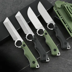 Portable Stainless Steel Fixed Knife Salutking Rescue Support ABS Pocket Camping for Outdoor Usage product view 3