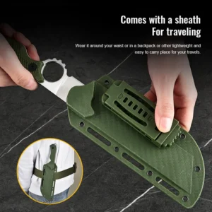 Portable Stainless Steel Fixed Knife Salutking Rescue Support ABS Pocket Camping for Outdoor Usage product view 4