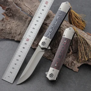 Customizable New Design G10 Handle Pocket Knife 3cr13 Blade Camping Folding Knife Outdoor Hiking CNC Blade