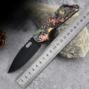 Big Size Utility Knife Outdoor Camping Survival All Steel Handle Lockless Folding 3D Printing Knife Çakılar