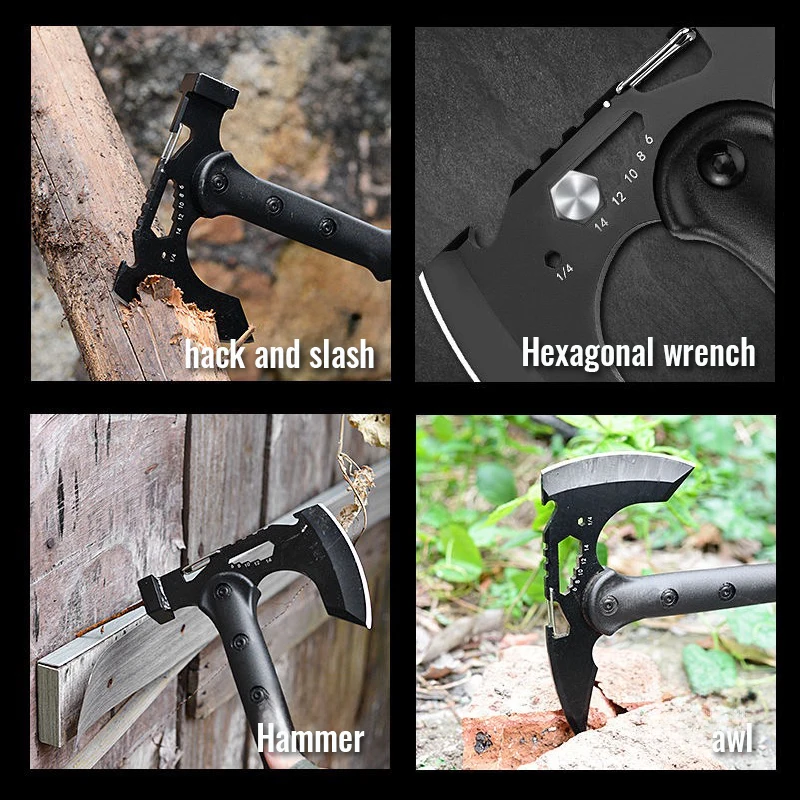 Stainless Steel Multifunctional Axe Industrial/DIY Grade for Outdoor and Camping Wholesale product view 3
