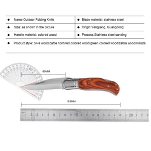 Classic Forge De Laguiole Knife Olive Ram Crust Resin Diamond Wood Handle Brushed Stainless Steel Folding Knife Camping - product view 4