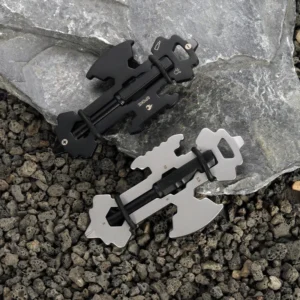 10 in 1 Small Multitools Wrench Phillips Screwdriver Magnesium Fire Starter Whistle Outdoor Camping EDC Keychain Tools product view 4