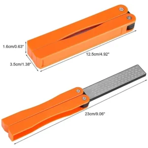 400 600 Grit Foldable Diamond Pocket Sharpener Double Sided Knife Sharpening Stone Manual Sharpen Tools Kitchen Outdoor product view 2