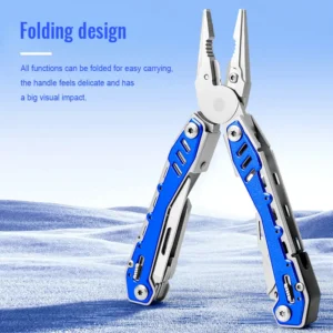 17-in-1 EDC MultiTool with Pocket Knife, Needle Nose Pliers and Wire Stripper Tools Survival and Camping Gear - product view 2