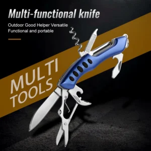 Custom Design Приветgh Quality Stainless Steel Multi-Tool Knife Aluminum Handle Precision Cutter File Saw Клинок DIY OEM