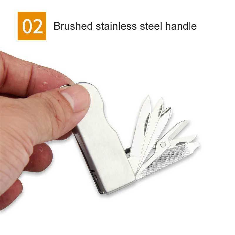 Industrial & Multifunctional Tools with Nail Clippers OEM Support High Quality Stainless Steel Fine Workmanship - product view 4