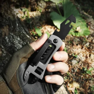 Pocket Adjustable MultiTool EDC Gadget Industrial Grade with Wrench Screwdriver Saw Blade for Handyman Repairing Camping - product view 3