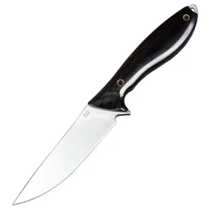 Handmade Customizable DIY Fixed Blade Knife with Stainless Steel Blade and Wooden Handle With Leather Sheath