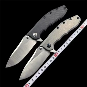 2026 High Quality CPM-20CV Blade Pocket Knife With Stone Washing Technology for Camping Hitting