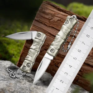 Outdoor Mini Pocket Knife Zine Alloy Handle Non-locking Folding Knife Made for Light Weight Easy to Carry - product view 2