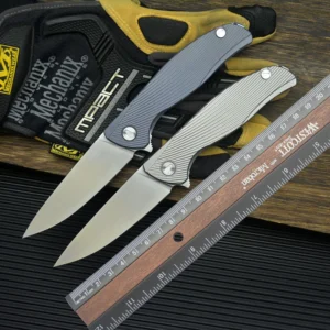 D2 Tool Steel Folding Knife with G10 Handle Outdoor Pocket Knife Camping Tools Best Gift product view 2