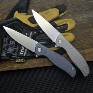 D2 Tool Steel Folding Knife with G10 Handle Outdoor Pocket Knife Camping Tools Best Gift product view 4