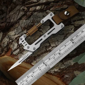 Easy Carry Carabiner Multitool Pocket Knife Rope Cutter Can Bottle Opener Survival Gear Tools for Camping Climbing - product view 3