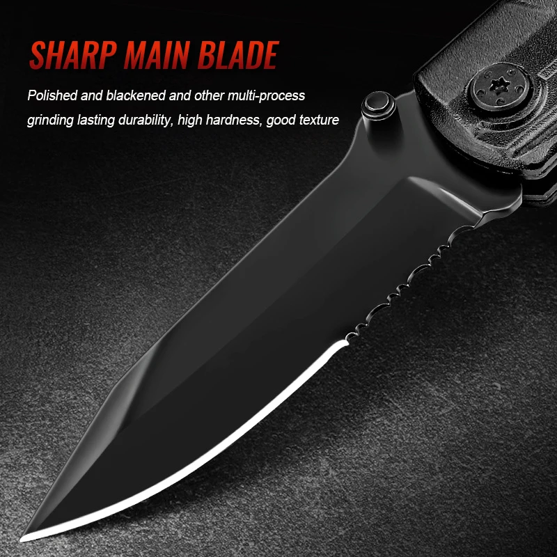 Stainless Steel Folding Knife Fillet Knife Fishing Boat Fishing Accessories with Handle Easy to Carry Camping Meat Cutting - product view 4