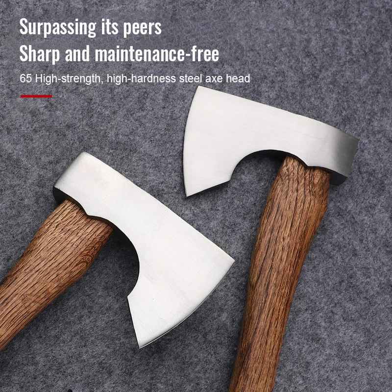 13'' Wood Hatchet Axe for Camping with Sheath for Chopping Wood Gardening product view 3