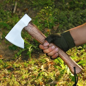 Custom Logo 700G Portable Outdoor Camping Tool High Carbon Stainless Steel Forged Tomahawk Axe with Different Size product view 2