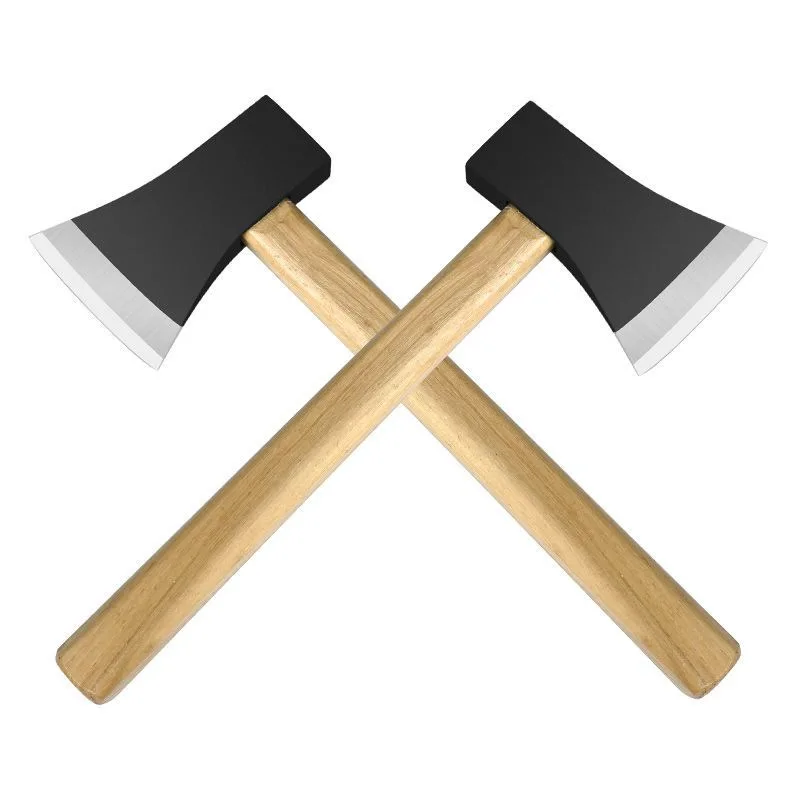 New Design Outdoor Cutting Hatchet Axe Splitting Battle Axe Steel Carbon Steel Axe Head for Camping product view 2