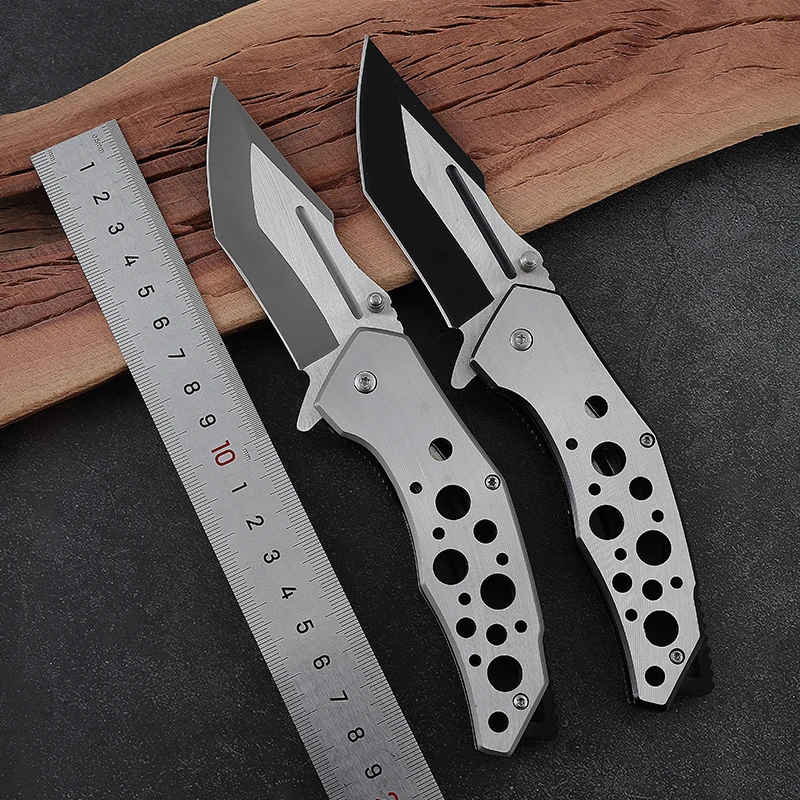 Wholesale Diy Stainless Steel Folding Blade Pocket Knife for Outdoor Camping and Customizable Knife product view 2