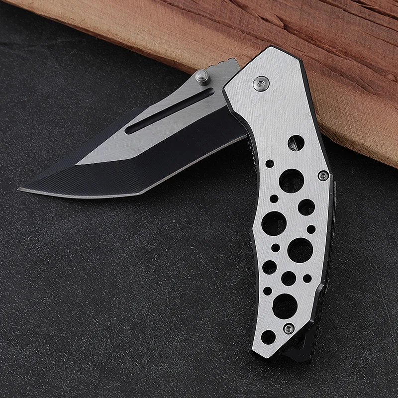 Wholesale Diy Stainless Steel Folding Blade Pocket Knife for Outdoor Camping and Customizable Knife product view 3