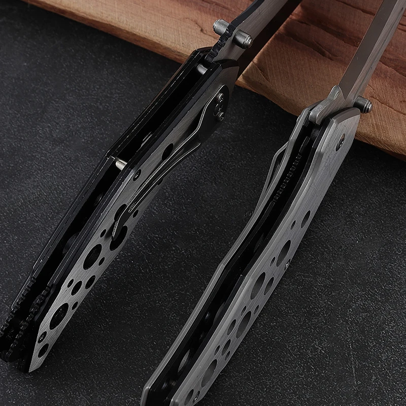 Wholesale Diy Stainless Steel Folding Blade Pocket Knife for Outdoor Camping and Customizable Knife product view 4