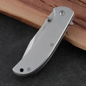 Outdoor Stainless Steel Folding Blade Knife Multifunctional Tool for Camping DIY Grade Customization Supported product view 2