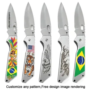 High Quality Outdoor Camping EDC Folding Blade Knife 3Cr13 Stainless Steel Custom Pocket Knife product view 2