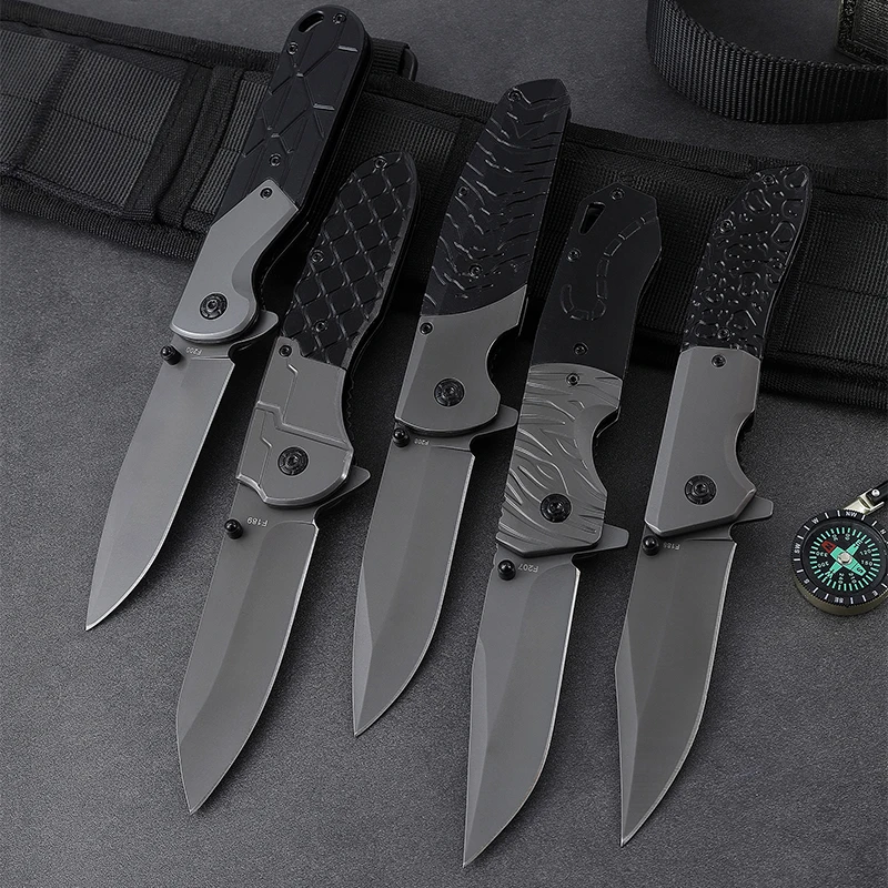 Customizable Folding Pocket Knife Stainless Steel Camping and G10 Handle DIY Grade Available product view 2