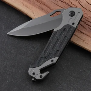 2026 Hot Selling Custom Plastics Handle Steel Blade Outdoor Pocket Survival Camping Portable Titanium Folding Knife - product view 4