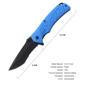 Wholesale Customizable OEM Support Hot Selling 3Cr13 Outdoor Survival Camping Hunting DIY Tools Plastic Handle Knives - product view 3