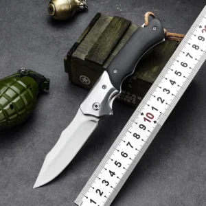 Folding Knife with Micarta Handle & Anti-slip Handle Zakmessen for Camping product view 2