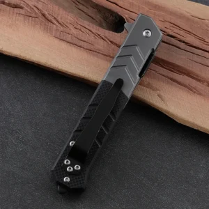 Hogrui Titanium Coated Faltmesser G10 Handle Ergonomic Pocket EDC Tool Hot Sale Gift Knife Customizable product view 2