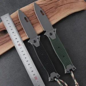 Custom Wholesale Hot Selling Competitive Price Steel Blade and Handle Pocket Folding Hunting Survival Titanium EDC Knife - product view 4