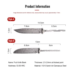 Wholesale Camping Kitchen Knife DIY Outdoor Utility Blade Damascus Steel Serrated Edge for and Use product view 2