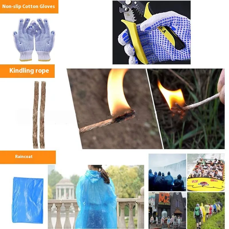 Outdoor Pouch Kit with Waterproof Lightweight Design for Hiking Backpacks product view 4