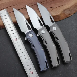 S35V Lame Couteau pliant with Titanium Alloy Handle for DIY Projects Factory Customizable Support product view 2