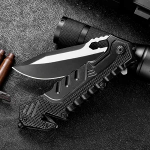 2026 Hot Selling Customized Aluminum Alloy Handle Steel Blade Outdoor Camping Folding Pocket Knife product view 2